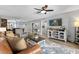 Spacious living room with dining area, stylish furnishings, and modern decor at 5515 N Ocean Blvd. N # 206, Myrtle Beach, SC 29577