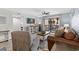 Inviting living room with a TV, comfortable seating and access to an outdoor balcony at 5515 N Ocean Blvd. N # 206, Myrtle Beach, SC 29577