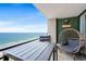 Balcony featuring a comfortable seating area with ocean views at 5523 N Ocean Blvd. # 2006, Myrtle Beach, SC 29577
