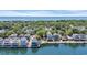 Aerial view of waterfront community homes with ocean view at 6001 - Q21 South Kings Hwy., Myrtle Beach, SC 29575