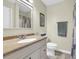 Traditional bathroom with a single sink vanity, toilet, and shower-tub combination at 6001 - Q21 South Kings Hwy., Myrtle Beach, SC 29575
