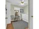 Cozy bedroom featuring hardwood floors, a ceiling fan, and a window for natural light, perfect for rest and relaxation at 6001 - Q21 South Kings Hwy., Myrtle Beach, SC 29575