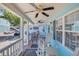 Inviting covered porch with comfortable seating, perfect for relaxing outdoors at 6001 - Q21 South Kings Hwy., Myrtle Beach, SC 29575