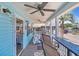 Relaxing porch offers seating and a view of the community at 6001 - Q21 South Kings Hwy., Myrtle Beach, SC 29575