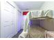 Bedroom with a bunk bed and closet featuring ample storage space at 609 3Rd Ave. N, Myrtle Beach, SC 29577