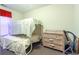 Cozy bedroom with bunk beds, dresser with fish accents, and carpeted flooring at 609 3Rd Ave. N, Myrtle Beach, SC 29577