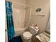 Bright bathroom featuring a tub and shower combination and granite countertop at 618 Cypress Dr., Surfside Beach, SC 29575