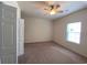 Neutral bedroom featuring carpet, a window and ceiling fan at 618 Cypress Dr., Surfside Beach, SC 29575