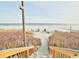 Beach access featuring wooden stairs at 6900 N Ocean Blvd. # 834, Myrtle Beach, SC 29577