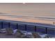 Sunset ocean view from the property featuring balcony with outdoor seating at 6900 N Ocean Blvd. # 834, Myrtle Beach, SC 29577