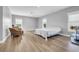 This bedroom has great light and hardwood floors, plus great furnishings at 7356 Johnson Shortcut Rd., Conway, SC 29527