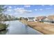 Back view of homes on waterfront properties showcasing the picturesque location at 755 Wintercreeper Dr., Longs, SC 29568