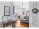 Stylish living room with hardwood floors and an open floor plan at 755 Wintercreeper Dr., Longs, SC 29568