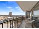 Spacious balcony with seating boasting scenic beach views at 9650 Shore Dr. # 507, Myrtle Beach, SC 29572