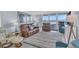 Comfortable living room with ocean views and a cozy seating arrangement at 9650 Shore Dr. # 507, Myrtle Beach, SC 29572