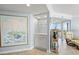 Cozy sitting area featuring a wet bar, comfortable seating, and serene decor at 9650 Shore Dr. # 507, Myrtle Beach, SC 29572