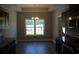 Dining room featuring modern chandelier and view of the backyard at Tbd 222 Persimmon Rd., Aynor, SC 29511