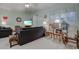 Comfortable living room with plenty of seating and natural light at 1058 Sea Mountain Hwy. # 10-101, North Myrtle Beach, SC 29582