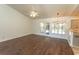 Living room featuring hardwood floors and an open floor plan at 123 Retreat Pl., Little River, SC 29566