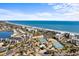 Breathtaking aerial view showcasing the community near the beach, tennis courts, and other amenities at 139 Avian Dr. # 6-201, Pawleys Island, SC 29585