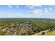 Expansive aerial view showcasing the community surrounded by lush greenery and a clear blue sky at 139 Avian Dr. # 6-201, Pawleys Island, SC 29585