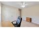 Bedroom with a closet and a ceiling fan at 140 Pixie Dust Ct., Myrtle Beach, SC 29588