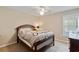 Bedroom featuring a ceiling fan, neutral colored walls, carpet and window at 140 Pixie Dust Ct., Myrtle Beach, SC 29588