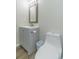 Practical bathroom with a vanity, toilet, and necessary fixtures for everyday use and convenience at 1450 St. George Ln. # E, Myrtle Beach, SC 29588