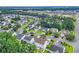 Residential community with tree-lined streets and solar panels on many homes at 180 Weeping Willow Dr., Myrtle Beach, SC 29579