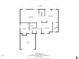 Detailed floor plan showing the layout of the home's first floor, including the living room, eat-in kitchen, and garage at 180 Weeping Willow Dr., Myrtle Beach, SC 29579