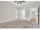 Bedroom featuring plush carpeting and a doorway leading into a bathroom at 2192 Eastwoods Dr., Conway, SC 29526