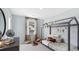 Charming bedroom featuring a tent bed, neutral tones and stylish decor at 222 Atlantic Breeze St., Myrtle Beach, SC 29572