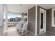 Inviting porch with rocking chairs, perfect for relaxing outdoors at 222 Atlantic Breeze St., Myrtle Beach, SC 29572