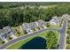 Attractive townhomes featuring lush landscaping and pond views, in a golf course community at 315 Bulkhead Bend # 315, Carolina Shores, NC 28467