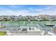 This canal-front backyard features a large deck for relaxing and enjoying the waterfront views at 329 54Th Ave. N, North Myrtle Beach, SC 29582