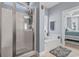A view of the bathroom showing a separate tub and shower at 408 Capua Ct., Myrtle Beach, SC 29588