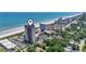 Enjoy oceanfront living in this high-rise condo, steps from the beach and boasting a swimming pool and parking at 5523 N Ocean Blvd. # 1412, Myrtle Beach, SC 29577