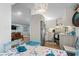 Open kitchen and dining area, light wood cabinets and stainless steel appliances at 6001 - 1040 S Kings Hwy., Myrtle Beach, SC 29575