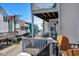 Relaxing balcony offers comfortable seating and serene views of the surrounding coastal neighborhood at 6001-1010 S Kings Highway, Myrtle Beach, SC 29575