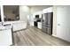 Bright, modern kitchen with granite countertops and stainless steel appliances at 620 Bathurst Dr., Myrtle Beach, SC 29579