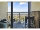 Breathtaking ocean view from the balcony, furnished with comfortable chairs, perfect for relaxation at 6804 North Ocean Blvd. # 515, Myrtle Beach, SC 29572