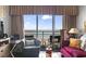 Comfortable living space featuring balcony access with amazing beach view at 6804 North Ocean Blvd. # 515, Myrtle Beach, SC 29572