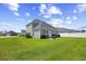 Expansive backyard with a well-maintained lawn, ideal for outdoor activities and enjoying the tranquil neighborhood at 715 Hobonny Loop, Longs, SC 29568