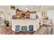 Well-lit kitchen with wooden cabinets, modern appliances, and stylish decor at 765 Shaftesbury Ln., Conway, SC 29526
