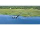 Aerial view of community pier with access to waterfront activities and beautiful scenery at Lot 142 Millbank Rd., Georgetown, SC 29440