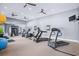 Well-equipped gym featuring a variety of exercise machines and ample space for workouts at Lot 142 Millbank Rd., Georgetown, SC 29440