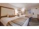 Comfortable bedroom featuring two beds and warm lighting at 1105 S Ocean Blvd. # 128, Myrtle Beach, SC 29577