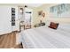 Comfortable bedroom with en-suite bathroom featuring a clean and functional design at 1301 Pridgen Rd. # 903, Myrtle Beach, SC 29577