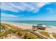 Spectacular beach view featuring a boardwalk and ocean at this beautiful location at 1304 N Ocean Blvd. # S-307, Myrtle Beach, SC 29577