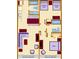 Detailed floor plan illustrating the layout of the 2-bedroom condo at 1304 N Ocean Blvd. # S-307, Myrtle Beach, SC 29577